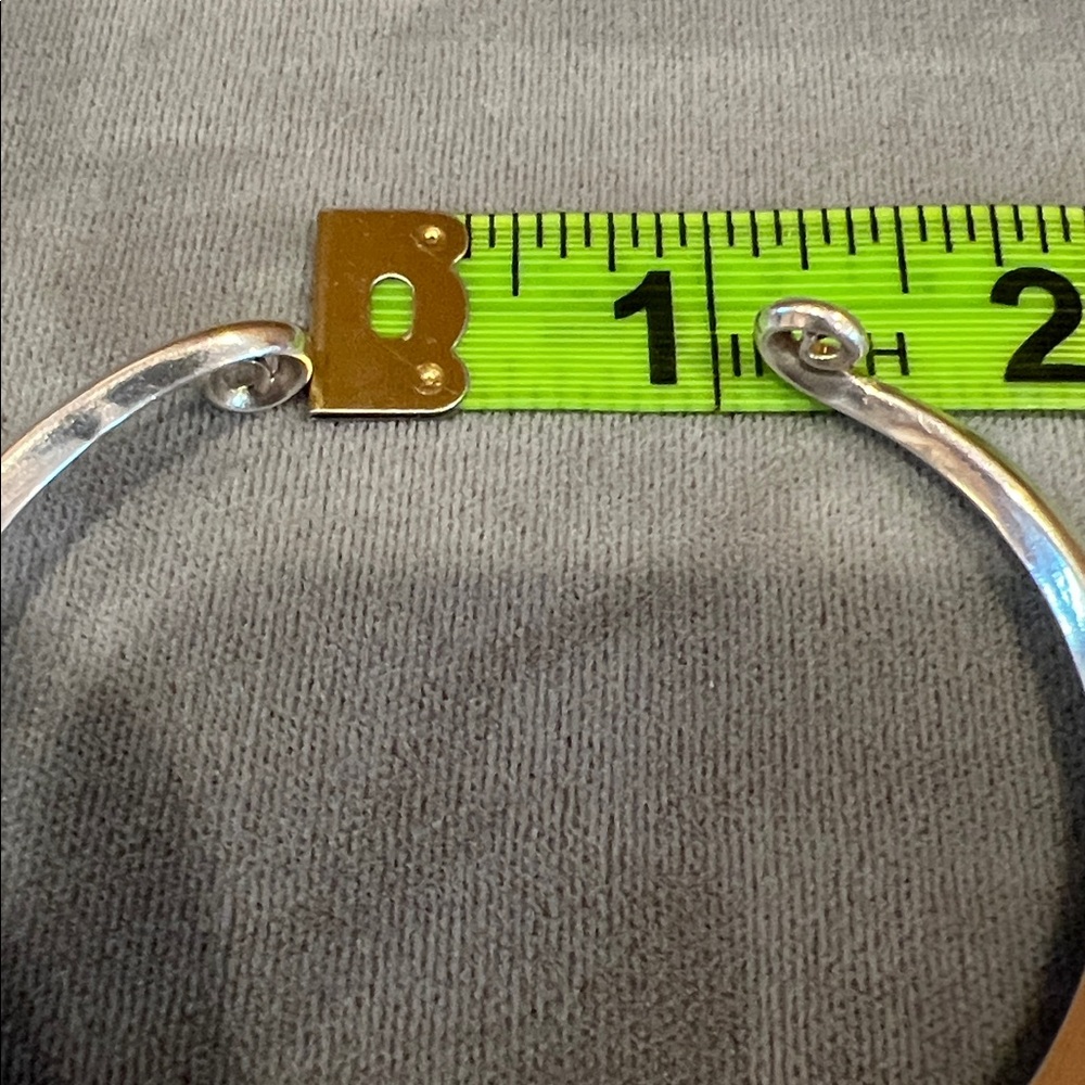Vintage Cristy Cali Coiled Cuff, solid 21 grams, sterling silver 925 bracelet - Picture 13 of 13